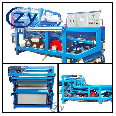 工業用キャッサバ繊維の脱水とスラグ処理用ステンレス鋼ベルト脱水フィルター