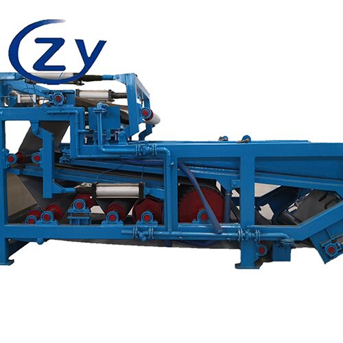 次世代ベルト脱水フィルター: 切断外押しと圧力ローラー放出