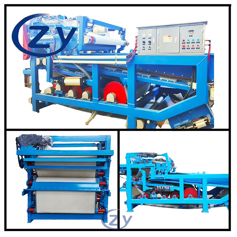 工業用キャッサバ繊維の脱水とスラグ処理用ステンレス鋼ベルト脱水フィルター