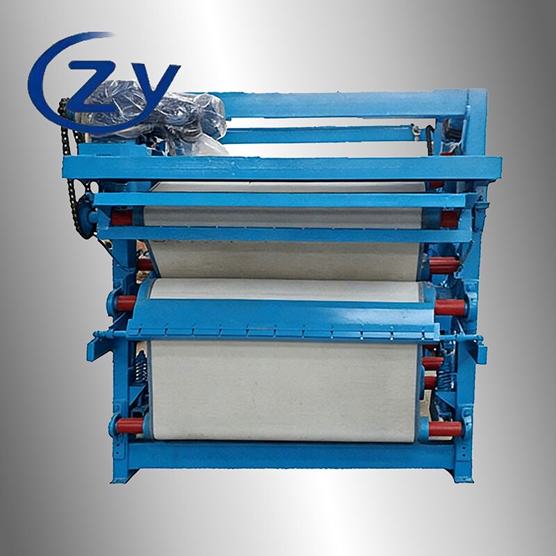 連続帯脱水フィルター: スチールケーキ加工のための高容量水分除去