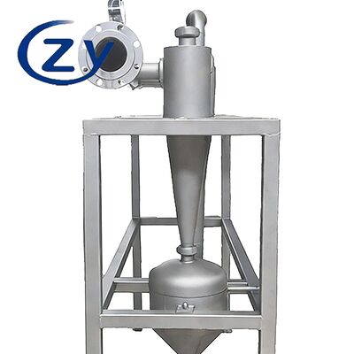 高効率デンプン脱砂装置による精密な不純物分離