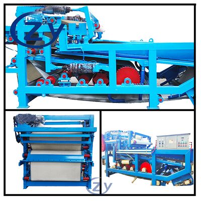 デンプン製造におけるキャッサバ繊維脱水のための連続運転ベルト脱水フィルター