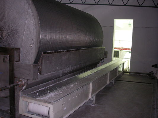 SS304澱粉の排水の機械類20m2区域の回転式ドラム・フィルタ